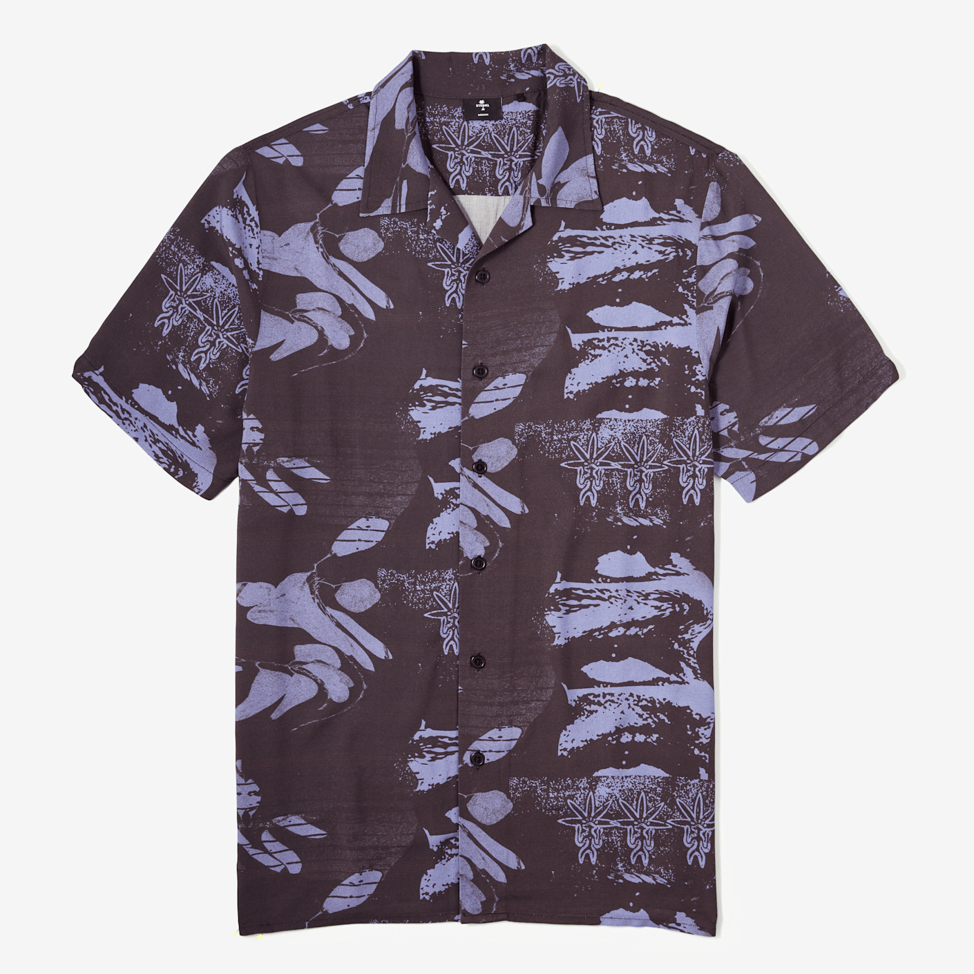 Thrills Vanished Short Bowling Shirt Heritage White